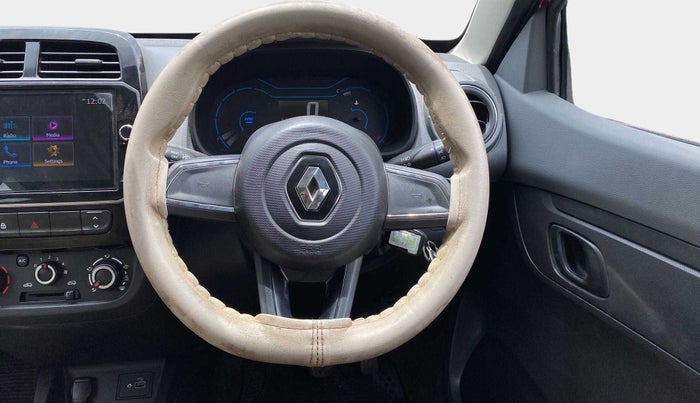 2021 Renault Kwid RXT 1.0 AMT (O), Petrol, Automatic, 11,122 km, Steering Wheel Close Up