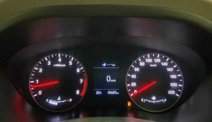 2019 Hyundai Elite i20 ASTA 1.2 (O), Petrol, Manual, 40,619 km, Odometer Image