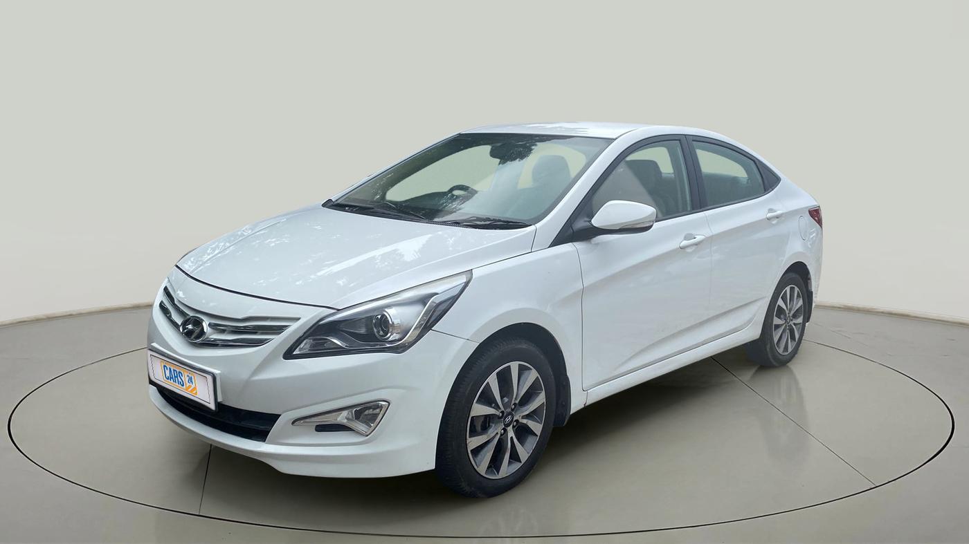 2016 Hyundai Verna 1.6 VTVT SX, Petrol, Manual, 95,213 km, Left Front Diagonal