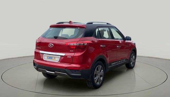 2017 Hyundai Creta SX PLUS AT 1.6 PETROL, Petrol, Automatic, 43,084 km, Right Back Diagonal