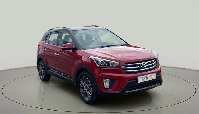 2017 Hyundai Creta SX PLUS AT 1.6 PETROL, Petrol, Automatic, 43,084 km, Right Front Diagonal