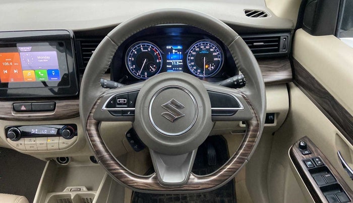 2022 Maruti Ertiga ZXI+ SHVS, Petrol, Manual, 28,892 km, Steering Wheel Close Up