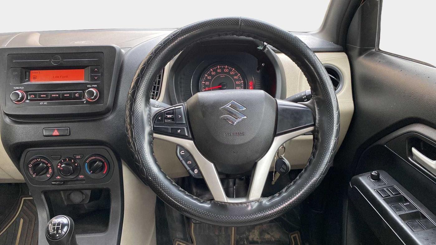 2019 Maruti New Wagon-R VXI 1.2, Petrol, Manual, 47,722 km, Steering Wheel Close Up