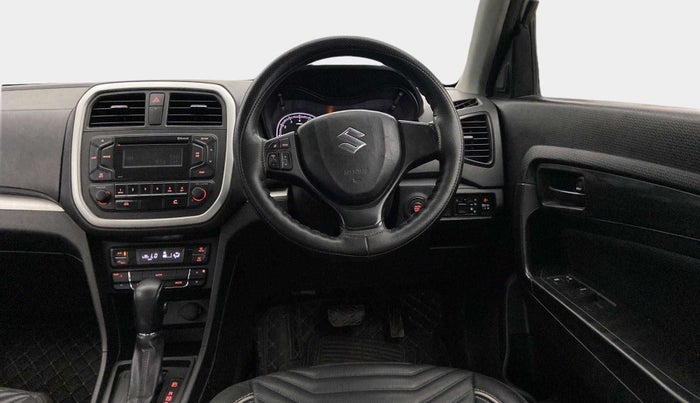 2021 Maruti Vitara Brezza VXI AT SHVS, Petrol, Automatic, 30,056 km, Steering Wheel Close Up