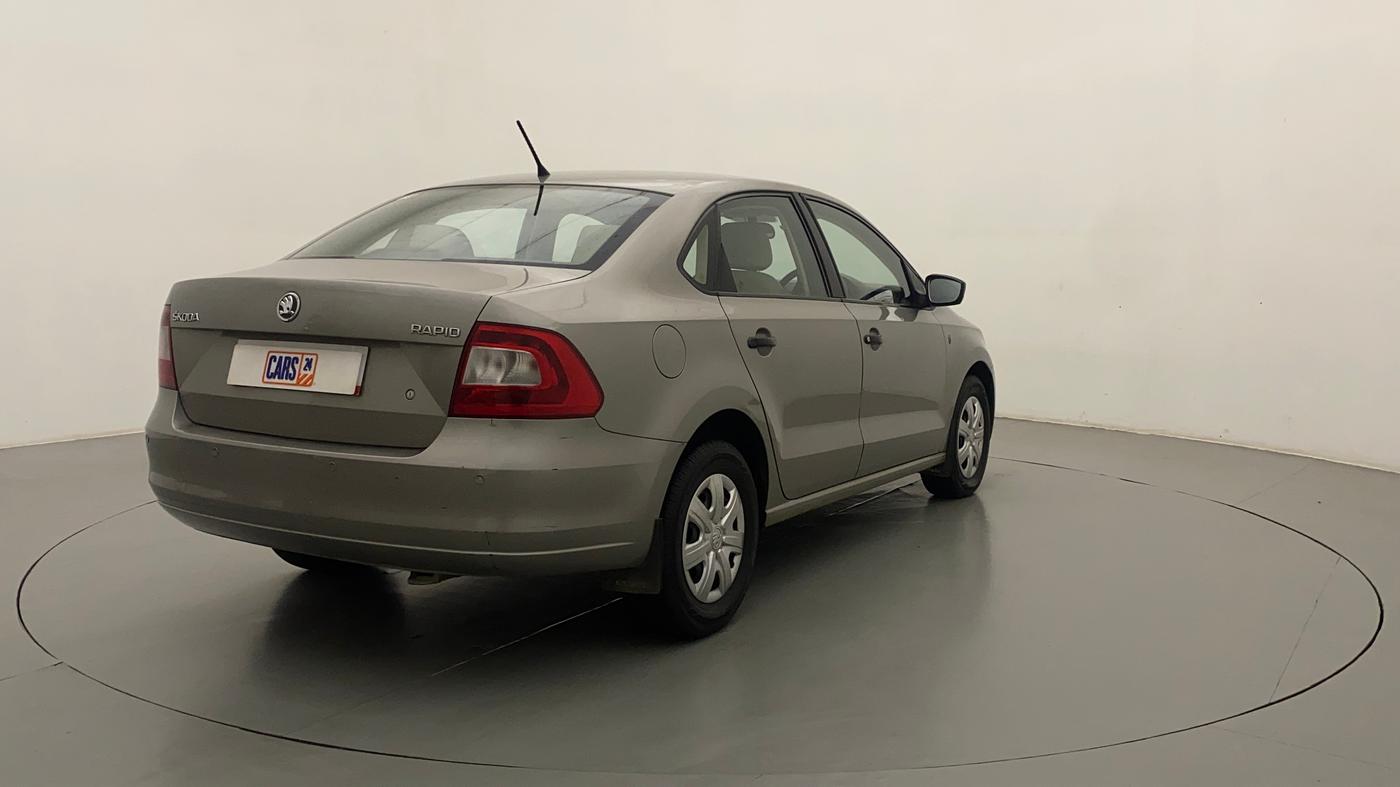 2013 Skoda Rapid ACTIVE 1.6 MPI MT PLUS, Petrol, Manual, 48,095 km, Right Back Diagonal
