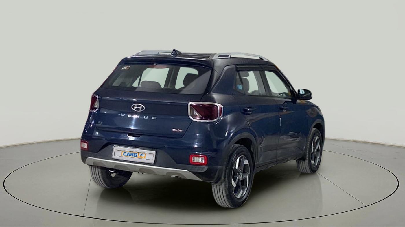 2020 Hyundai VENUE SX 1.0 TURBO, Petrol, Manual, 43,417 km, Right Back Diagonal