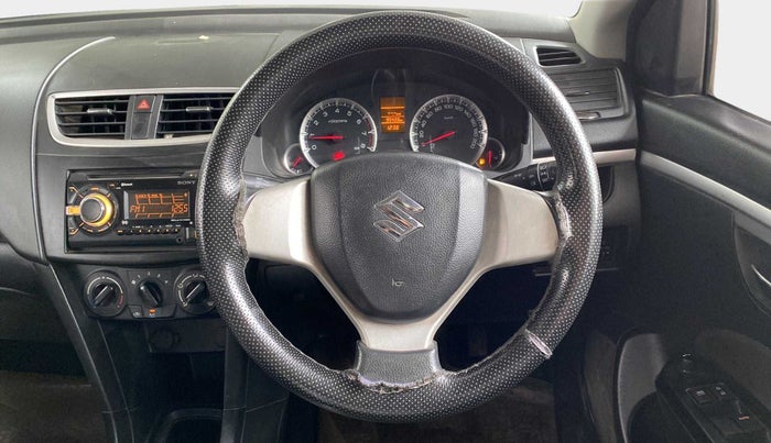 2014 Maruti Swift VXI, Petrol, Manual, 95,421 km, Steering Wheel Close Up