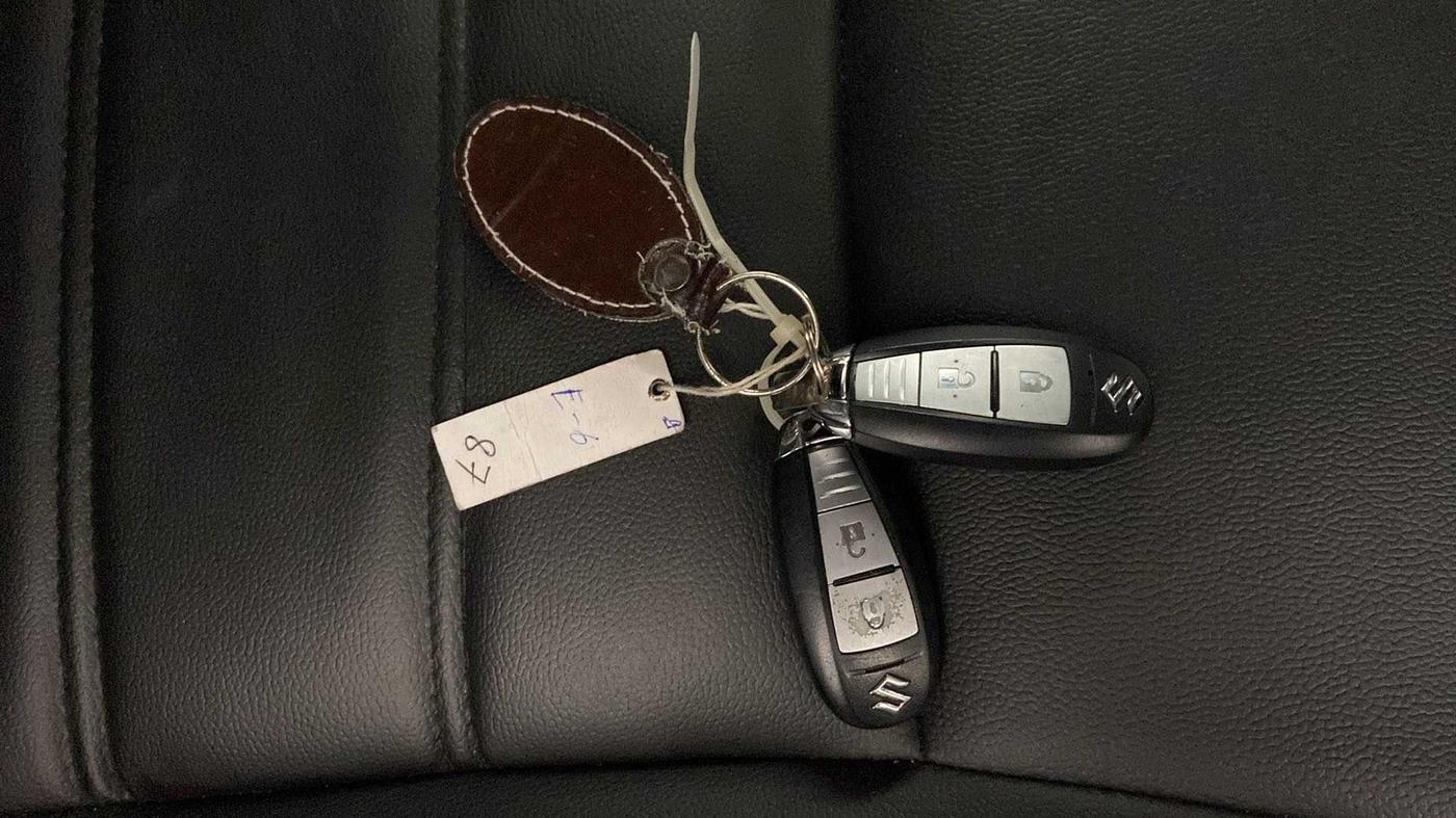 2020 Maruti Vitara Brezza ZXI PLUS DUAL TONE, Petrol, Manual, 54,580 km, Key Close Up