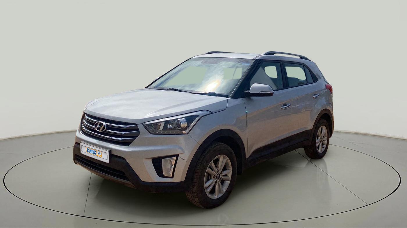 2016 Hyundai Creta SX PLUS 1.6 PETROL, Petrol, Manual, 63,674 km, Left Front Diagonal