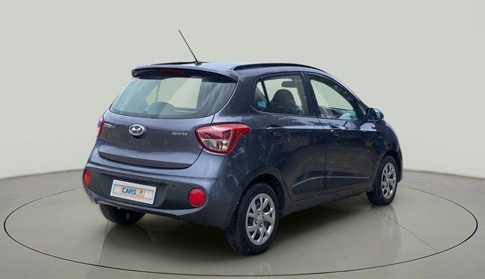 2018 Hyundai Grand i10 SPORTZ 1.2 KAPPA VTVT, Petrol, Manual, 23,709 km, Right Back Diagonal