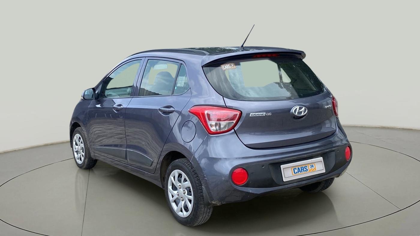 2018 Hyundai Grand i10 SPORTZ 1.2 KAPPA VTVT, Petrol, Manual, 23,709 km, Left Back Diagonal
