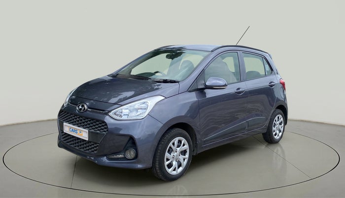 2018 Hyundai Grand i10 SPORTZ 1.2 KAPPA VTVT, Petrol, Manual, 23,709 km, Left Front Diagonal