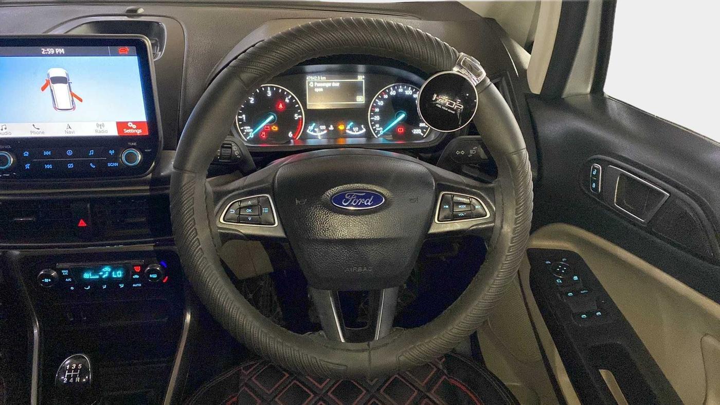 2020 Ford Ecosport TITANIUM 1.5L DIESEL, Diesel, Manual, 47,861 km, Steering Wheel Close Up