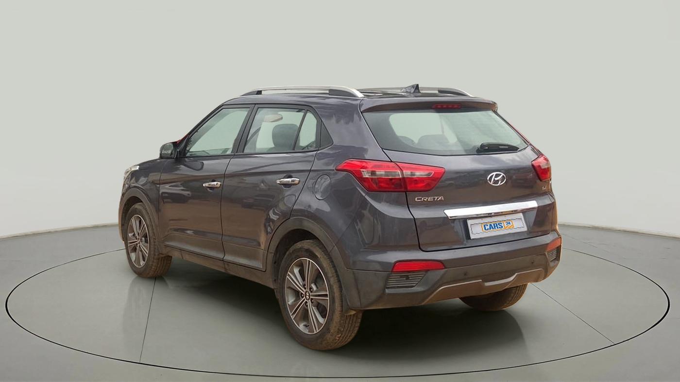 2017 Hyundai Creta SX PLUS AT 1.6 PETROL, Petrol, Automatic, 98,542 km, Left Back Diagonal