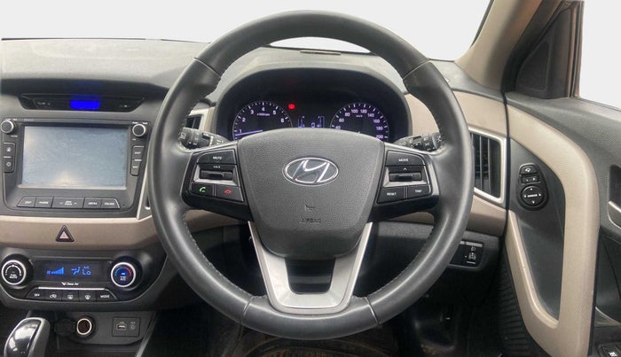 2017 Hyundai Creta SX PLUS AT 1.6 PETROL, Petrol, Automatic, 98,542 km, Steering Wheel Close Up