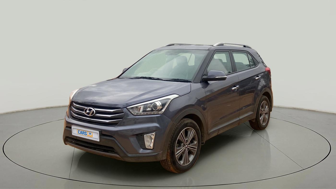 2017 Hyundai Creta SX PLUS AT 1.6 PETROL, Petrol, Automatic, 98,542 km, Left Front Diagonal