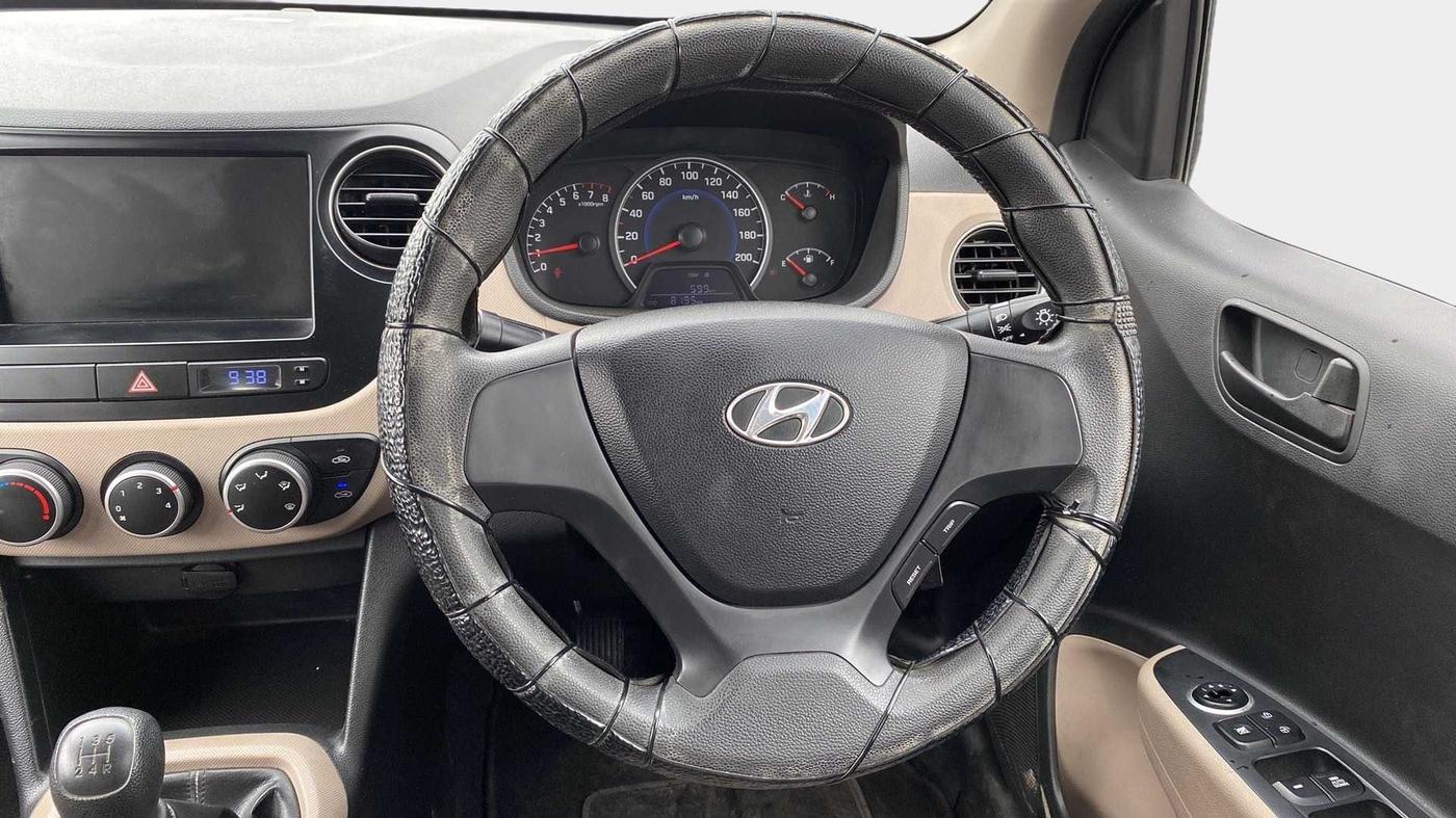 2014 Hyundai Grand i10 MAGNA 1.2 KAPPA VTVT, Petrol, Manual, 8,189 km, Steering Wheel Close Up