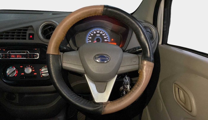 2017 Datsun Redi Go T (O), Petrol, Manual, 54,663 km, Steering Wheel Close Up