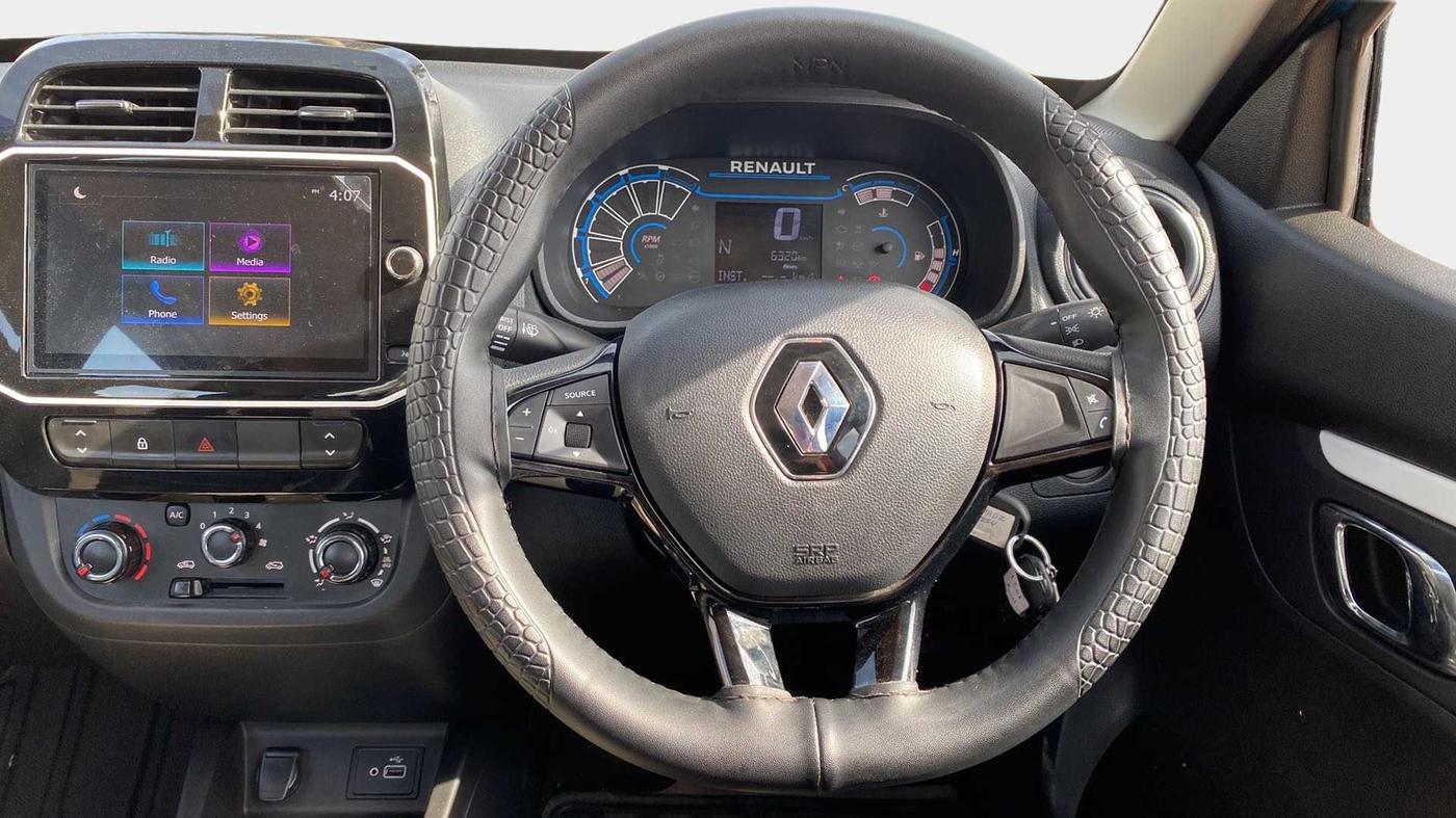 2023 Renault Kwid CLIMBER AMT 1.0, Petrol, Automatic, 6,471 km, Steering Wheel Close Up