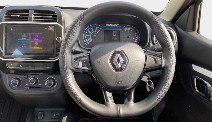 2023 Renault Kwid CLIMBER AMT 1.0, Petrol, Automatic, 6,471 km, Steering Wheel Close Up