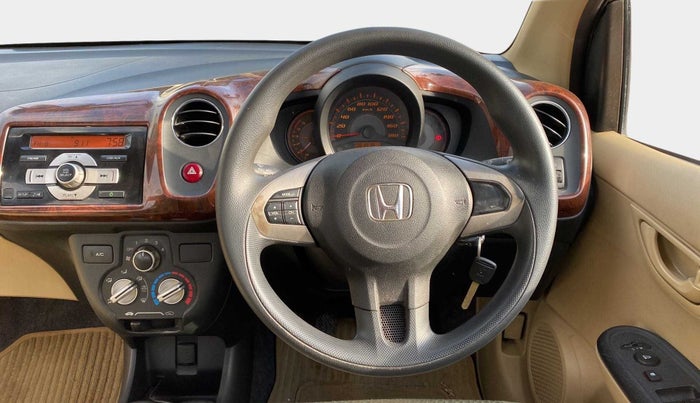 2014 Honda Amaze 1.5L I-DTEC S, Diesel, Manual, 81,856 km, Steering Wheel Close Up