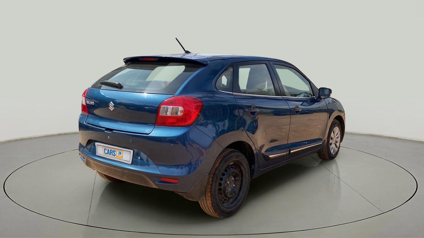 2016 Maruti Baleno DELTA CVT PETROL 1.2, Petrol, Automatic, 62,695 km, Right Back Diagonal
