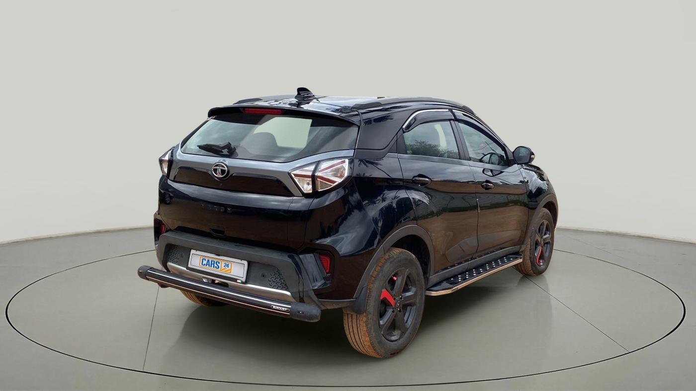 2021 Tata NEXON XZA PLUS (O) PETROL DARK EDITION, Petrol, Automatic, 28,606 km, Right Back Diagonal
