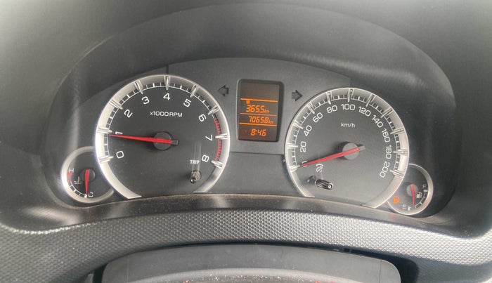 2016 Maruti Swift VXI, Petrol, Manual, 70,763 km, Odometer Image