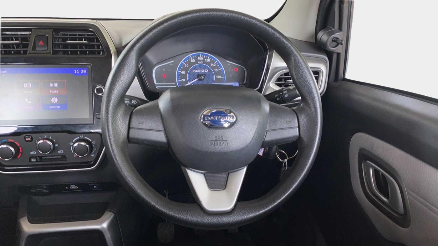 2020 Datsun Redi Go T(O) 1.0, Petrol, Manual, 17,182 km, Steering Wheel Close Up