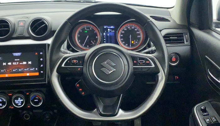 2022 Maruti Swift ZXI PLUS DUAL TONE, Petrol, Manual, 44,624 km, Steering Wheel Close Up