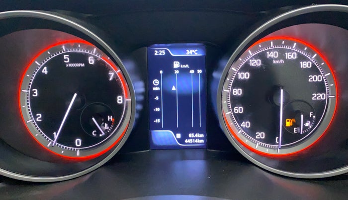 2022 Maruti Swift ZXI PLUS DUAL TONE, Petrol, Manual, 44,624 km, Odometer Image