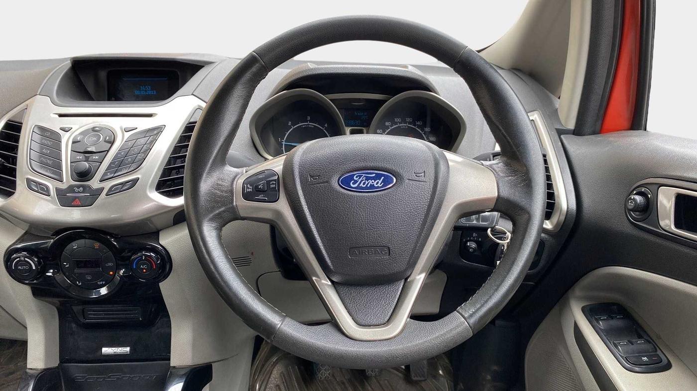 2014 Ford Ecosport TITANIUM 1.5L DIESEL, Diesel, Manual, 98,596 km, Steering Wheel Close Up