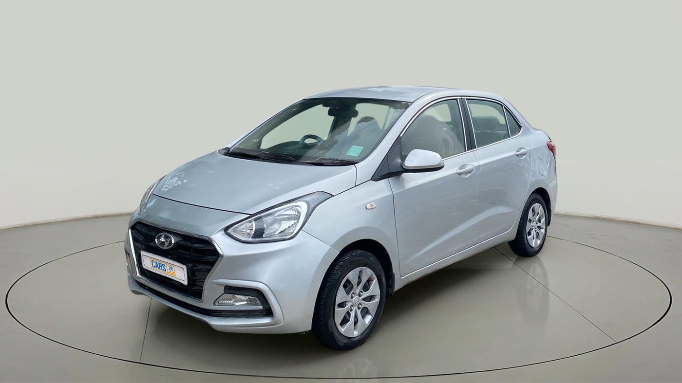2018 Hyundai Xcent E+, CNG, Manual, 78,690 km, Left Front Diagonal
