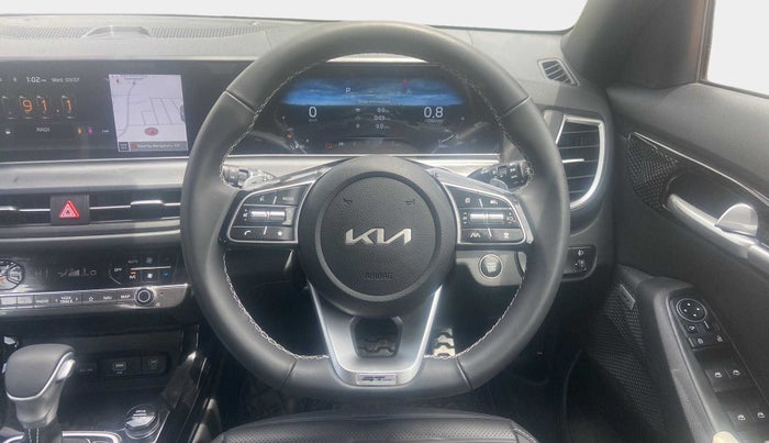 2023 KIA SELTOS 1.5 GTX+ TURBO GDI PETROL DCT, Petrol, Automatic, 4,346 km, Steering Wheel Close Up