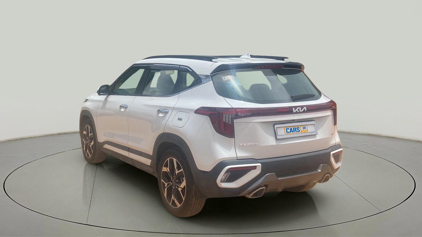 2023 KIA SELTOS 1.5 GTX+ TURBO GDI PETROL DCT, Petrol, Automatic, 4,346 km, Left Back Diagonal