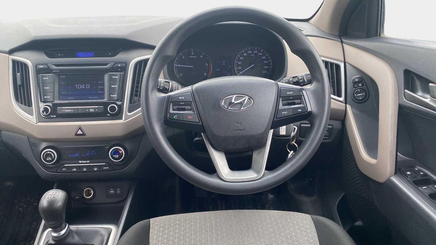 2016 Hyundai Creta SX 1.6 DIESEL, Diesel, Manual, 58,697 km, Steering Wheel Close Up