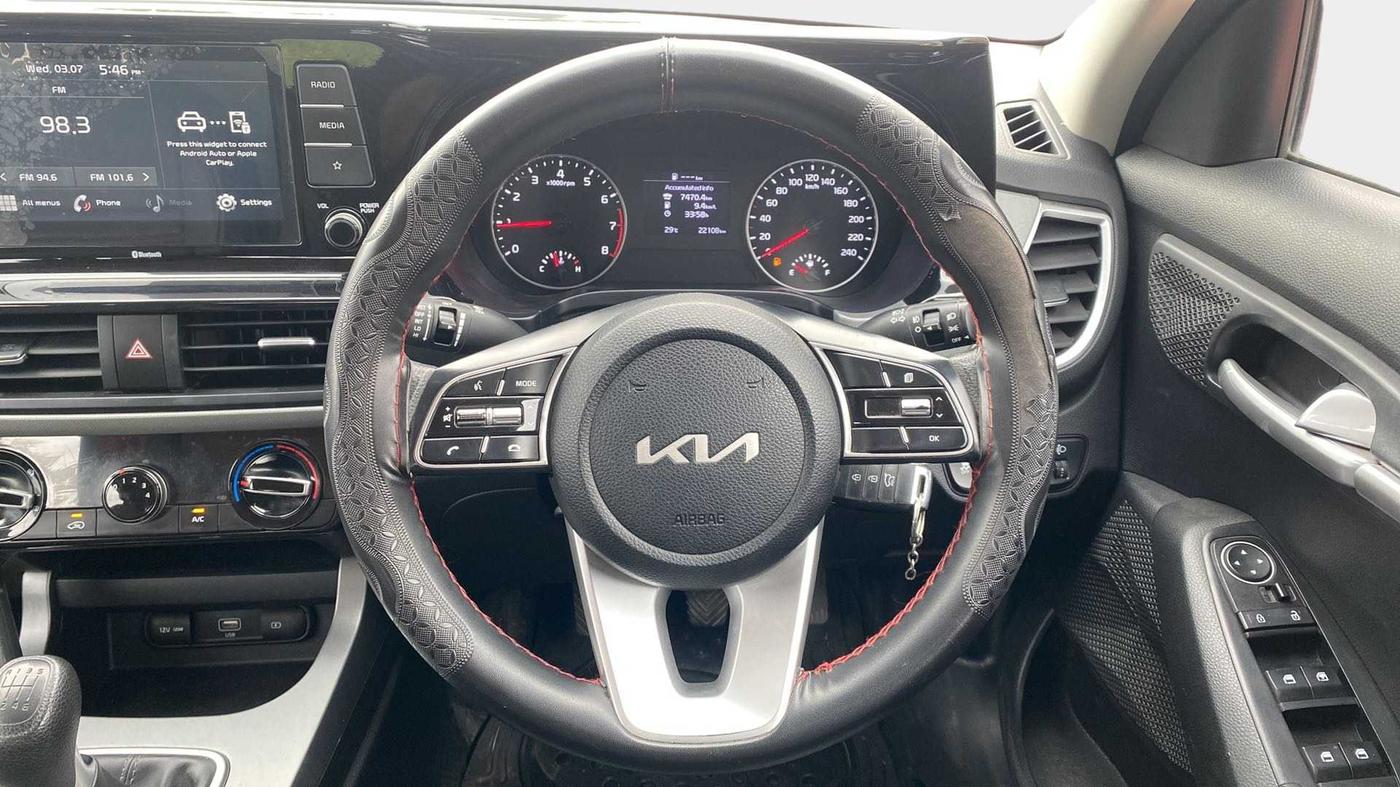 2022 KIA SELTOS HTK 1.5 PETROL, Petrol, Manual, 22,107 km, Steering Wheel Close Up