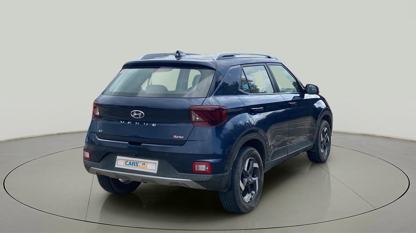2020 Hyundai VENUE SX 1.0 TURBO IMT, Petrol, Manual, 44,266 km, Right Back Diagonal