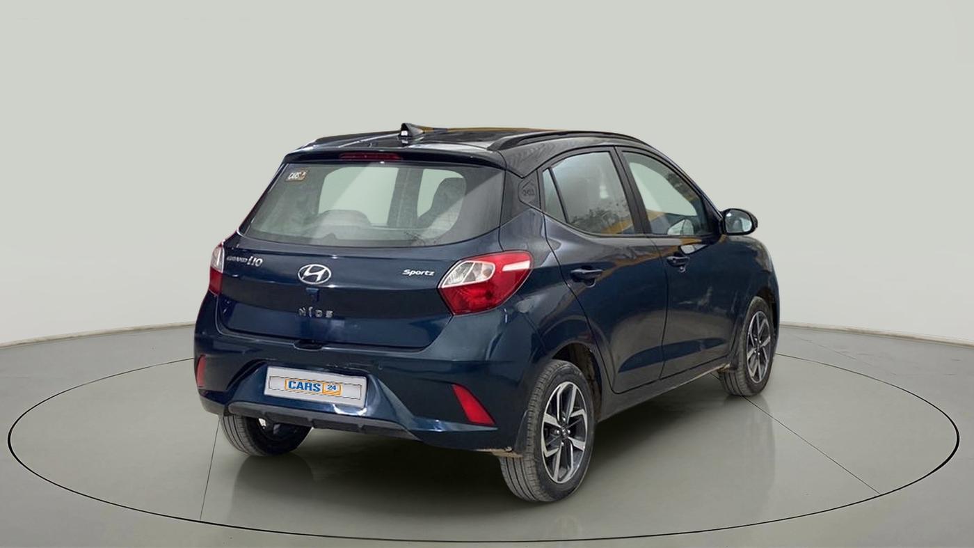 2019 Hyundai GRAND I10 NIOS SPORTZ 1.2 KAPPA VTVT, Petrol, Manual, 19,784 km, Right Back Diagonal