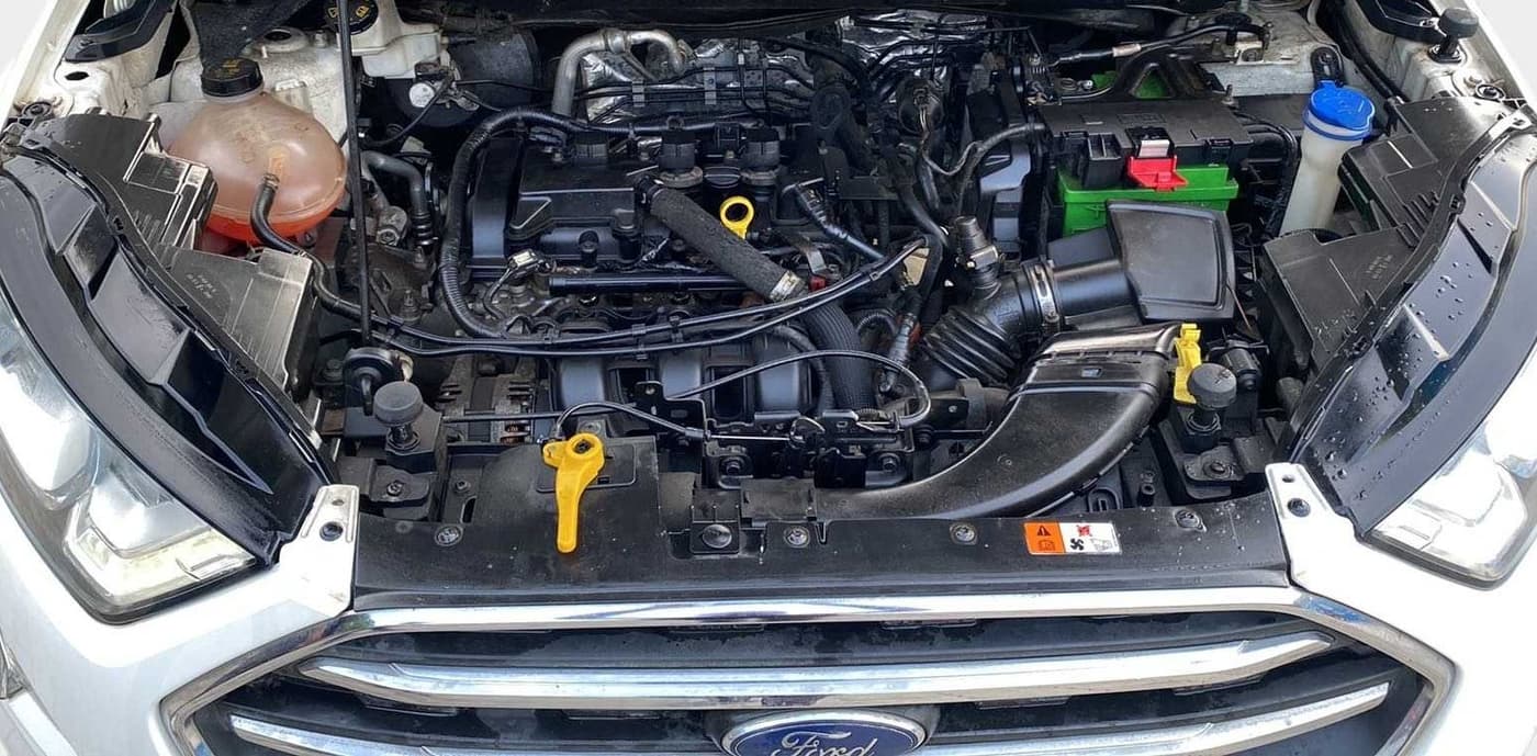 2018 Ford Ecosport TITANIUM + 1.5L PETROL AT, Petrol, Automatic, 11,632 km, Open Bonet