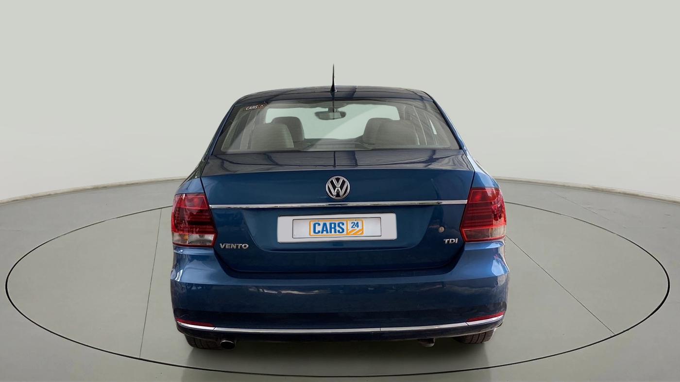 2017 Volkswagen Vento HIGHLINE DIESEL 1.5, Diesel, Manual, 1,11,447 km, Back/Rear