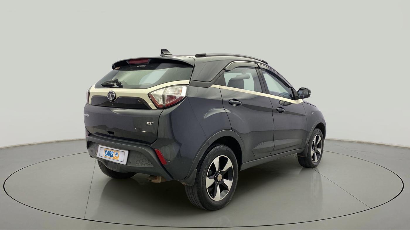 2018 Tata NEXON XZ PLUS PETROL, CNG, Manual, 46,234 km, Right Back Diagonal
