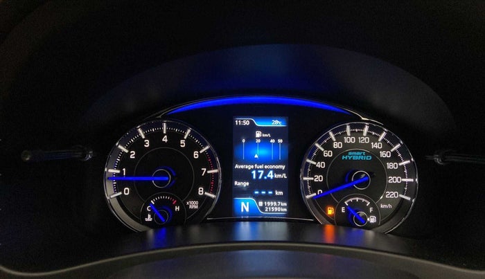 2022 Maruti Ciaz ZETA AT 1.5  SHVS PETROL, Petrol, Automatic, 21,566 km, Odometer Image