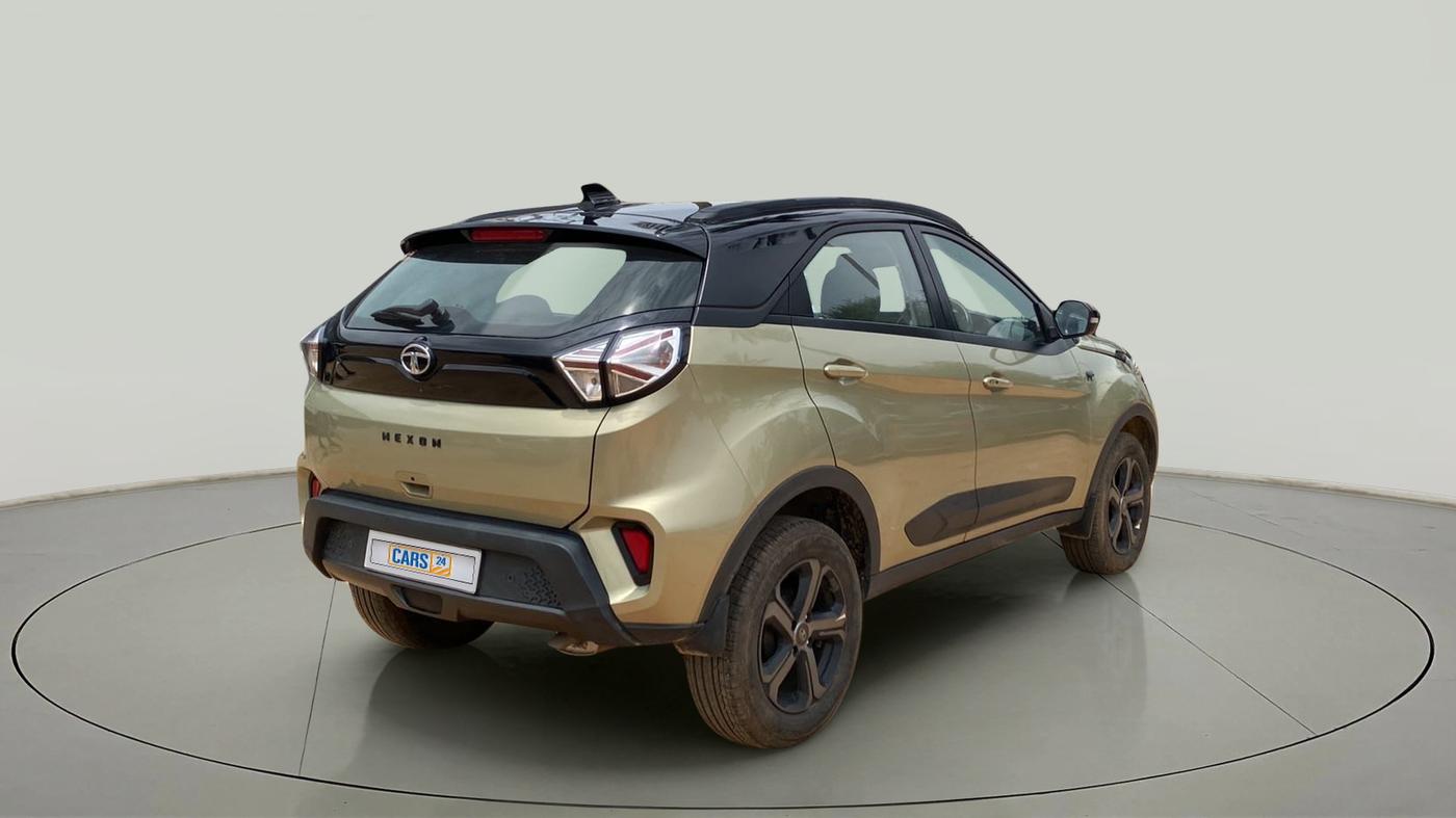 2022 Tata NEXON XZA PLUS KAZIRANGA PETROL, Petrol, Automatic, 29,020 km, Right Back Diagonal