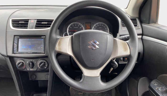 2012 Maruti Swift VXI, Petrol, Manual, 97,699 km, Steering Wheel Close Up