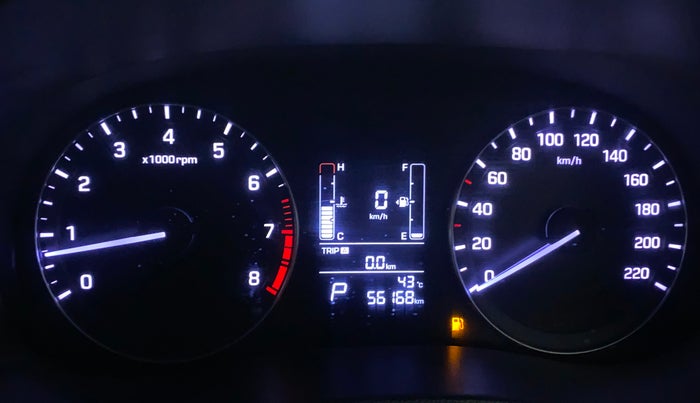 2016 Hyundai Creta SX PLUS AT 1.6 PETROL, Petrol, Automatic, 56,320 km, Odometer Image