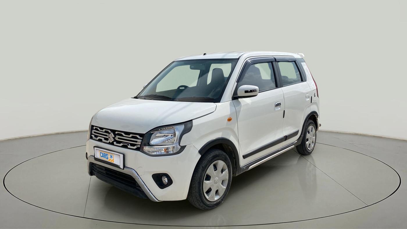 2021 Maruti New Wagon-R VXI (O) 1.2 AMT, CNG, Automatic, 37,589 km, Left Front Diagonal