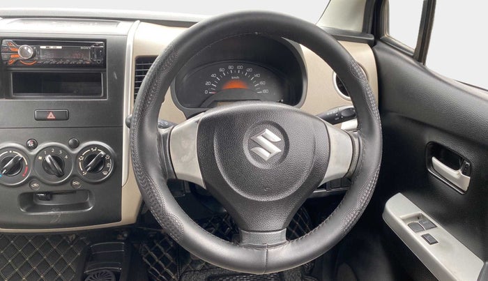 2013 Maruti Wagon R 1.0 LXI, Petrol, Manual, 44,985 km, Steering Wheel Close Up
