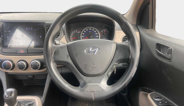 2017 Hyundai Grand i10 MAGNA 1.2 KAPPA VTVT, Petrol, Manual, 69,760 km, Steering Wheel Close Up