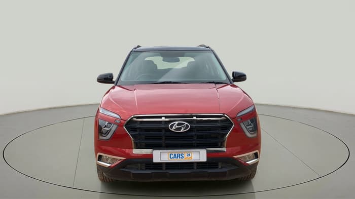 2021 Hyundai Creta SX (O) 1.4 TURBO DCT DUAL TONE, Petrol, Automatic, 21,027 km, Front